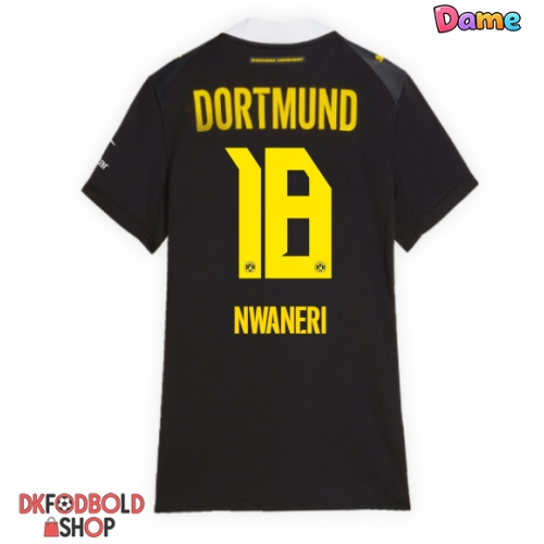 Borussia Dortmund Ethan Nwaneri #18 Udebanetrøje Dame 2026-27 Kort ærmer